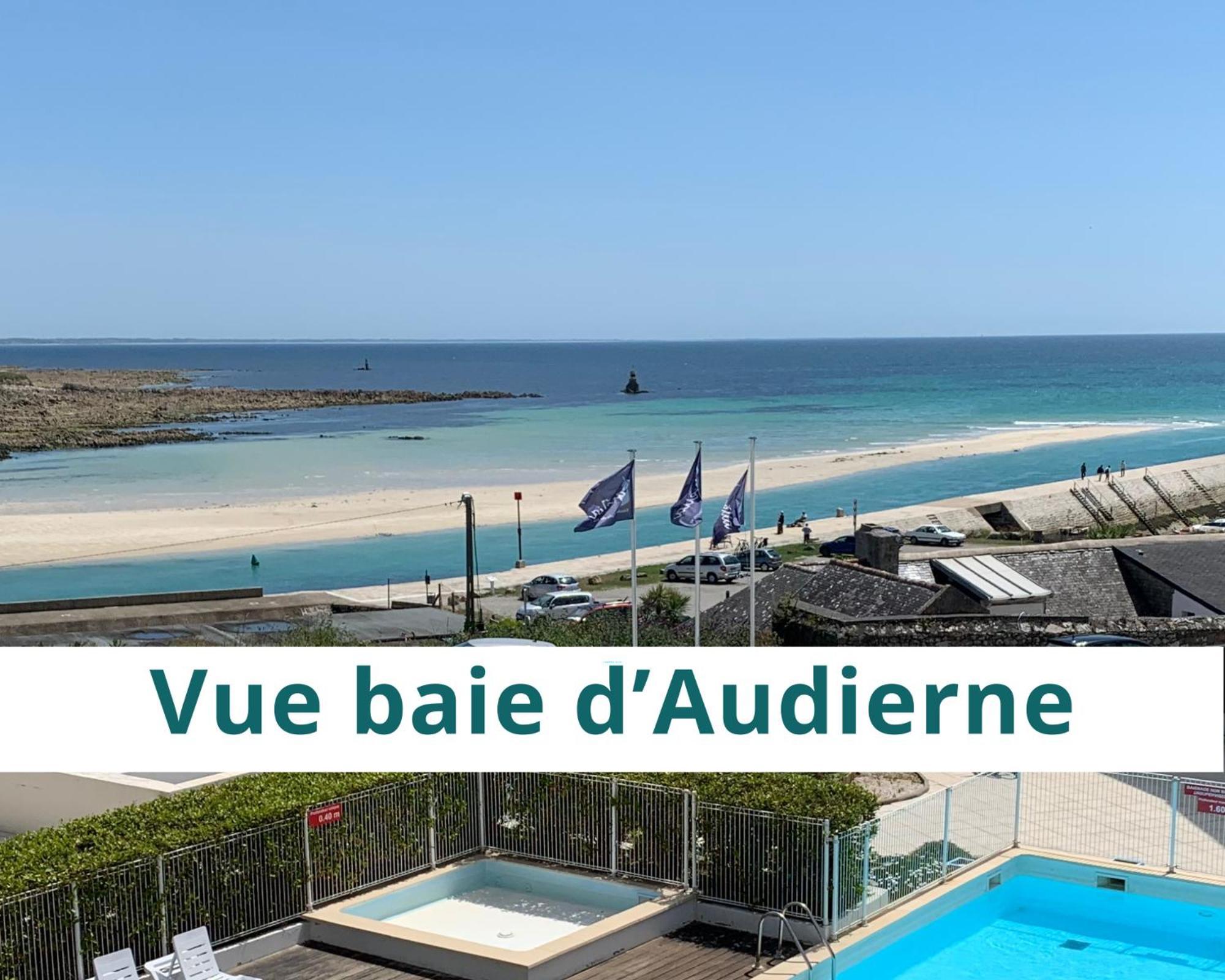 Duplex Vue Mer - Plage A 100M- 4 Lits - Parking Sous Sol Audierne Εξωτερικό φωτογραφία